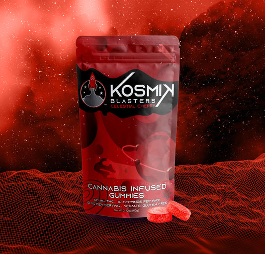 Celestial Cherry Kosmik Blasters (Gummies) 85.10 mg THC